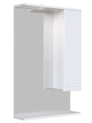 Комплект мебели для ванной San Star Мира 60 99.1-1.5.1.+FST60SLWB01+105.1-2.5.1. подвесной Белый