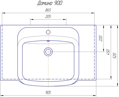 Тумба с раковиной SanVit Степ 90 kstep90 с фактурой под дерево подвесная Акация светлая