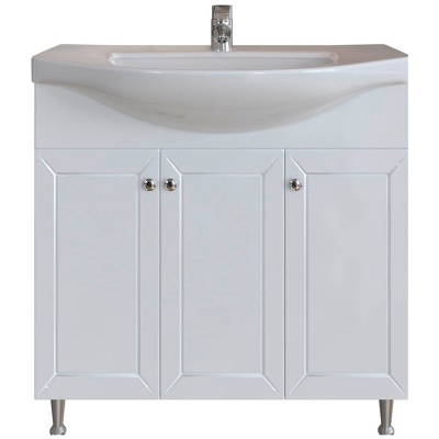 Тумба под раковину San Star Бриз 90 12.1-1.4.1. Белая матовая