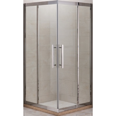 Душевой уголок Grossman Pragma PR-100Q 100x100 профиль Серебро стекло прозрачное