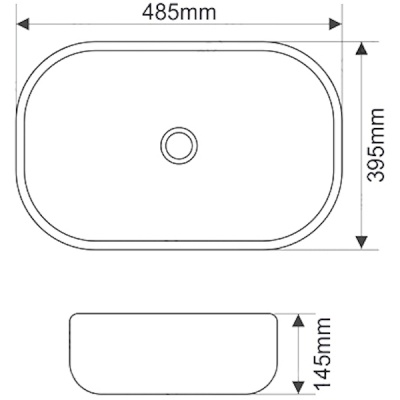 Раковина Melana 48 MLN-A419 Белая
