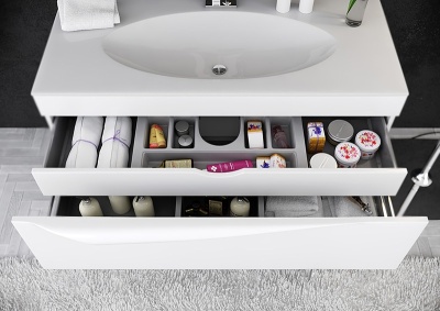 Тумба под раковину Aqwella Clarberg Papyrus 100 PAP0110 подвесная Белая