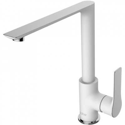 Смеситель для кухни Raiber R0031 Хром Белый