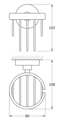 Держатель освежителя воздуха Artwelle Harmonie HAR 050 Хром