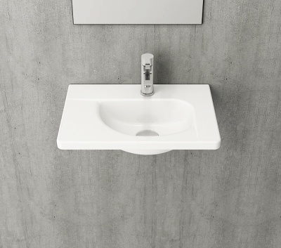 Раковина Bocchi Taormina Arch 45 1015 Белая глянцевая