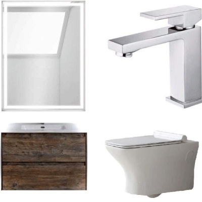 Комплект мебели для ванной BelBagno SET BB N1 Kraft 60 подвесной Pino Pasadena