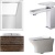 Комплект мебели для ванной BelBagno SET BB N1 Kraft 60 подвесной Pino Pasadena