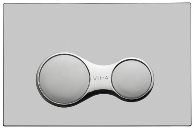 Комплект унитаза с инсталляцией Vitra Sento L-Box 9830b003-7207 с сиденьем Микролифт и клавишей смыва Хром