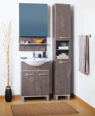 Тумба под раковину Бриклаер Карибы 60 Светлая Лиственница