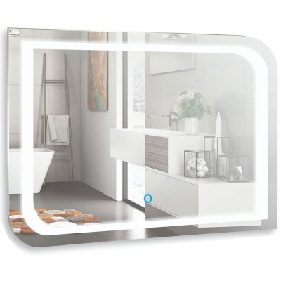 Зеркало Mixline Премьер Персей 92 533684 с подсветкой с сенсорным выключателем и пескоструйным рисунком