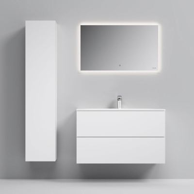 Шкаф-пенал AM.PM Spirit V2.0 35 подвесной L Белый