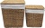 Корзина для белья WasserKRAFT Ammer 45x33x52 WB-370-L с крышкой Коричневая Корзина для белья WasserKRAFT Ammer 45x33x52 WB-370-L с крышкой Коричневая
