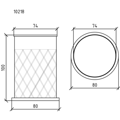 Стакан для зубных щеток Boheme Murano Cristal 10218 Золото