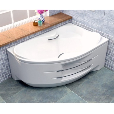 Акриловая ванна BellSan Индиго 168x110 с ручками без гидромассажа