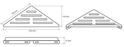 Полка корзина Bemeta White 102308264 Белая матовая