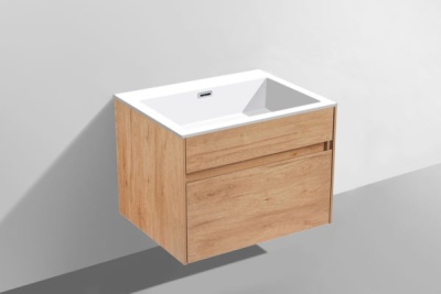 Тумба под раковину Vincea Chiara VMC-1C600YO подвесная Y.Oak