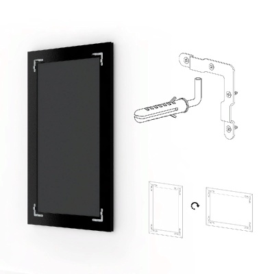 Зеркало Evoform Exclusive 170х80 Барокко золото