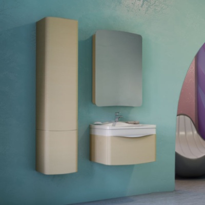 Зеркальный шкаф Raval Loza 60 Светлый лен