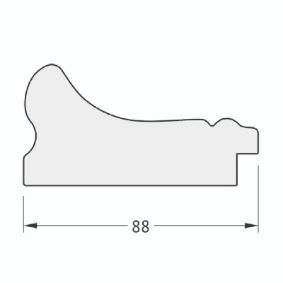 Зеркало Evoform Exclusive 146х61 Римское серебро