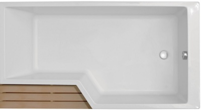 Акриловая ванна Jacob Delafon Bain Douche Neo 170x90 R E6D002R-00 без гидромассажа