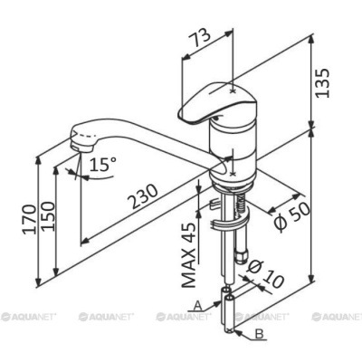 Смеситель для кухни Mariani Maxima 508/MM Хром