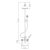 Душевая стойка Schein Thames 493CS/8056055PT Хром Душевая стойка Schein Thames 493CS/8056055PT Хром