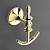 Крючок для полотенец Art&Max Bohemia AM-4286B Золото