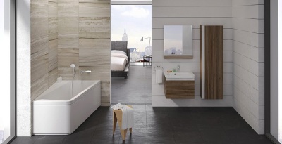 Тумба под раковину Ravak SD 10° 55 белая глянцевая