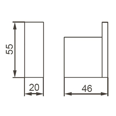 Крючок Aquanet 5682 Хром