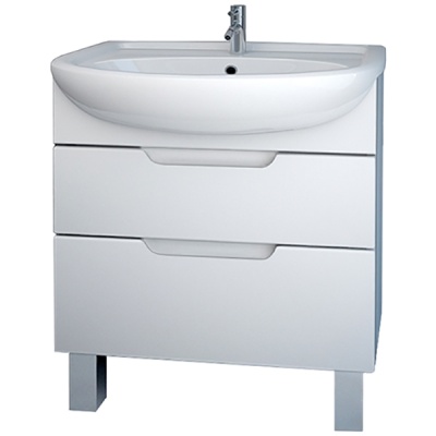 Тумба под раковину Dreja David 65 99.0702 Белый глянец