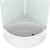 Душевая кабина Domani-Spa Simple High 90x90 DS01ES99WCl00 профиль Белый задние стенки Белые
