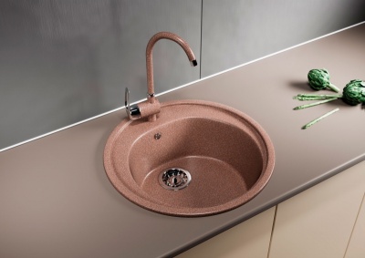 Кухонная мойка Mixline ML-GM11-307 525073 Терракот