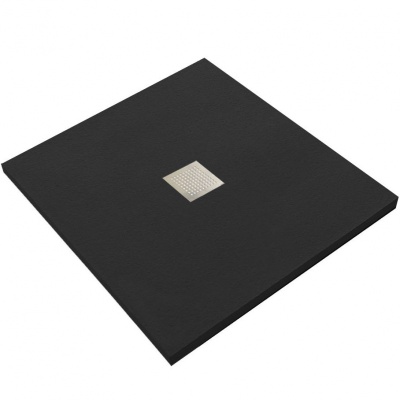 Душевой поддон из искусственного камня Vincea VST-2SR29090B 90x90 Черный матовый