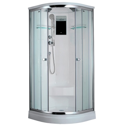 Душевая кабина Timo Lux T-7709 90x90 профиль Хром стекло прозрачное