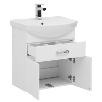 Тумба под раковину Aquanet Ирис 60 198381 Белая