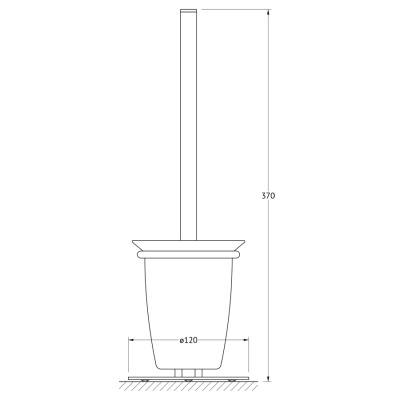 Ершик для унитаза Artwelle Universell AWE 004 Хром