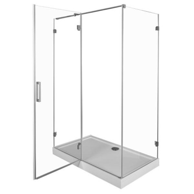 Душевой уголок Aquanet Beta NWD1231 140x80 R 185425 профиль Хром стекло прозрачное