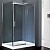 Душевой уголок Royal Bath RB8012B-R 120х80 без поддона профиль Хром стекло прозрачное