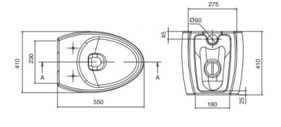 Унитаз Scarabeo Moai 8606 Белый