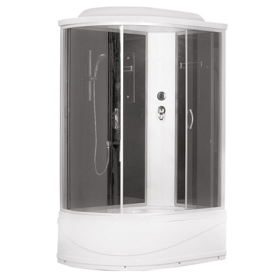 Душевая кабина Erlit Comfort ER3512TPR 120x80 задняя стенка Белая стекло матовое