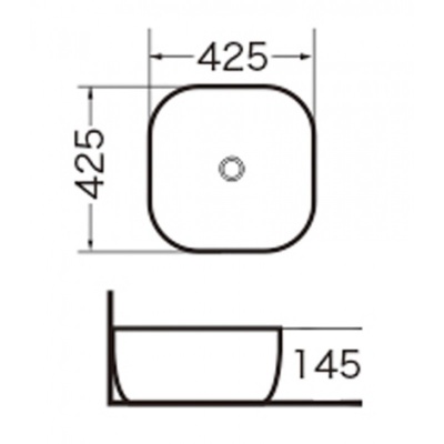 Раковина-чаша Grossman 43 GR-3019 Белая