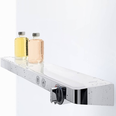 Смеситель для душа Hansgrohe ShowerTabletSelect 13184400 с термостатом Белый хром