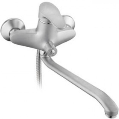 Смеситель для ванны Frap F2201-1 универсальный Хром матовый