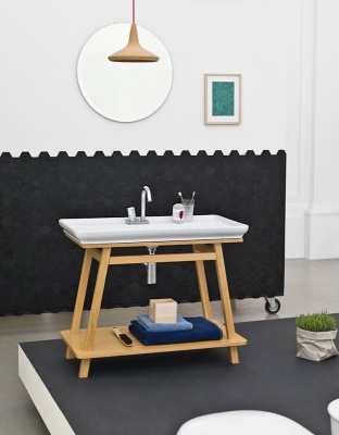 Раковина Artceram Naked 98 NAL001 01 00 Белая