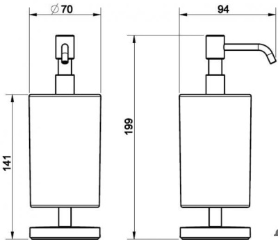 Дозатор Gessi Minix 15537.031 Хром