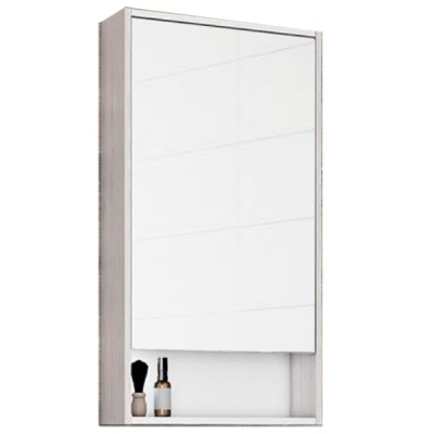 Зеркальный шкаф Акватон Рико 50 1A212302RIB90 Белый Ясень фабрик