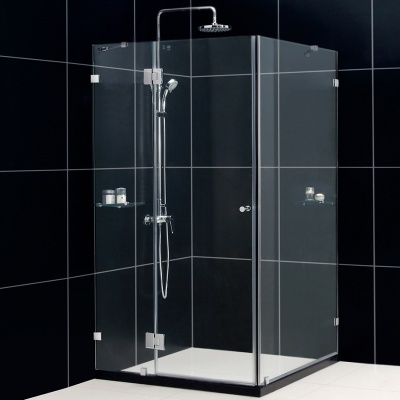 Душевой уголок RGW Hotel HO-44 80x120 петли Хром стекло прозрачное