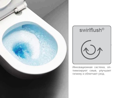 Унитаз GSI Norm 55/F 861511 белый