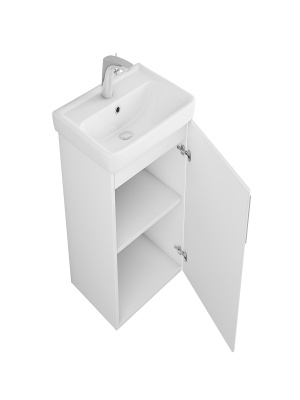 Тумба под раковину Alvaro Banos Valencia puerta 50 подвесная Белый лак Тумба под раковину Alvaro Banos Valencia puerta 50 подвесная Белый лак