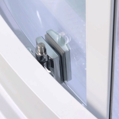 Душевая кабина Orans EW-113 100x100 с гидромассажем профиль Белый задние стенки Белые